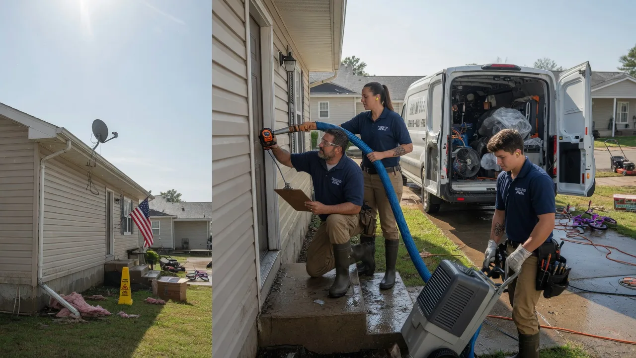 Ceiling Water Damage Restoration in Chillicothe, IA near me